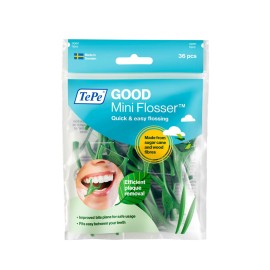 Tepe Good Mini Flosser, Οδοντικό Νήμα για Αποτελεσματικό Καθαρισμό Ανάμεσα στα Δόντια 36τμχ