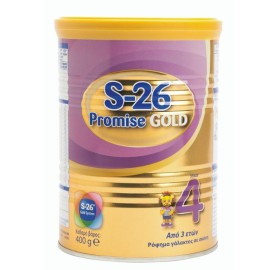 Wyeth S-26 Promise Gold No 4, Ρόφημα Γάλακτος Σε Σκόνη Για Παιδιά Από 3 Ετών 400 gr