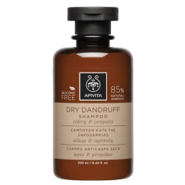 Apivita Dry Dandruff Shampooo, Σαμπουάν Κατά της Ξηροδερμίας με Σέλερι & Πρόπολη 250ml