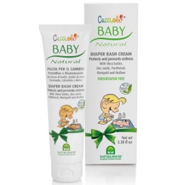 Cucciolo Baby Natural Diaper Rush Cream, Κρέμα Αλλαγής Πάνας που Προστατεύει και Προλαμβάνει Ερεθισμούς με Βούτυρο Καριτέ 100 ml