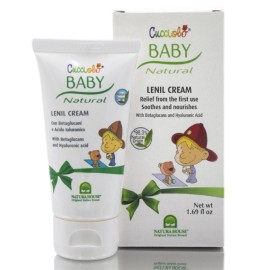 Cucciolo Baby Natural Lenil Cream, Καταπραϋντική και Θρεπτική Κρέμα με Β-γλυκάνες και Υαλουρονικό Οξύ 50ml