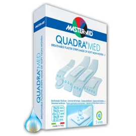 Master Aid Quadra Med Strip, Διάφορα μεγέθοι 40τμχ