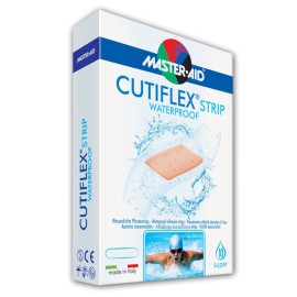 Masteraid Cutiflex Super, Τσιρότα Διαφανές & Αδιάβροχα Πολύ Μεγάλα 86-39cm, 10 τεμάχια