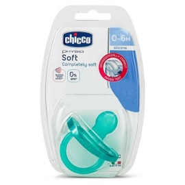Chicco Physio Soft, Πιπίλα Σιλικόνη με Γαλάζιο Χρώμα για Ηλικίες από 0 έως 6 Μηνών 1 τμχ