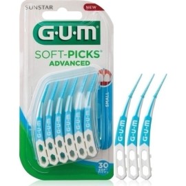 Gum 649 Soft Picks Advanced Small, Μεσοδόντια Βουρτσάκια Καθαρισμού Μέγεθος Small, 30τμχ