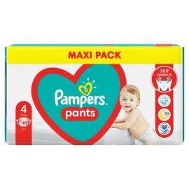 Pampers Pants Maxi Pack No.4 9-15kg Βρεφικές Πάνες Βρακάκι, 48τεμ