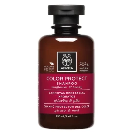 Apivita Hair Color Protect Shampoo Moisturizes Repairs With Sunflower And Honey, Σαμπουάν Προστασίας Χρώματος με Ηλίανθο & Μέλι 250ml