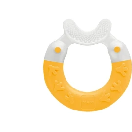 Mam Bite & Brush, Μασητικός Πολυκρίκος Καθαρισμού Δοντιών από 3m+ σε Χρώμα Κίτρινο, 1 τεμάχιο