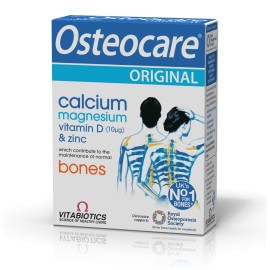 Vitabiotics Osteocare Original, Συμπλήρωμα Διατροφής με Μαγνήσιο, Ασβέστιο, Ψευδάργυρο & Βιταμίνη D για τα Οστά 30 Tabs