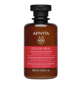 Apivita Shampoo Color Seal, Σαμπουάν Προστασίας Χρώματος Πρωτεΐνες Κινόα & Μέλι 250ml