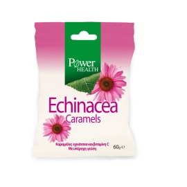 Power Health Echinacea Caramels, Καραμέλες με Εχινάκεια και Βιταμίνη C 60gr