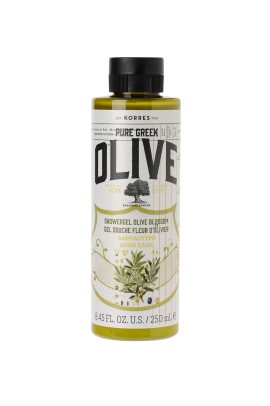 Korres Pure Greek Olive Shower Gel Olive Blossom, Αφρόλουτρο με Άνθη Ελιάς, 250ml