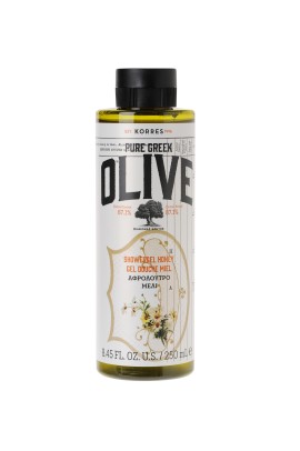 Korres Pure Greek Olive Shower Gel Honey Αφρόλουτρο με Άρωμα Μέλι, 250ml