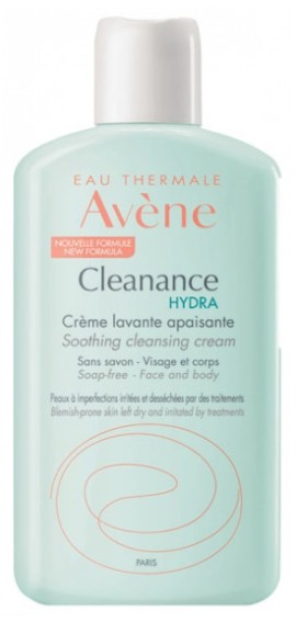 Avene Cleanance Hydra Creme Lavante Apaisante, Καταπραϋντική Κρέμα Καθαρισμού για Πρόσωπο & Σώμα, Ξηρό-Ερεθισμένο Δέρμα 200ml