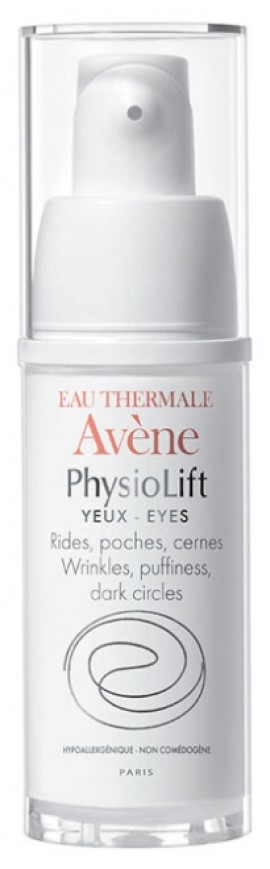 Avene Physiolift Eyes Cream, Αντιγηραντική Κρέμα Ματιών για Βαθιές Ρυτίδες, Σακούλες,Μαύροι Κύκλοι, Σύσφιξη 15ml