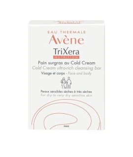 Avene Trixera Nutrition Pain Surgras Au Cold Cream, Υπερλιπαντική Στέρεα Πλάκα καθαρισμού κατάλληλη για το Ξηρό έως Πολύ Ξηρό Ευαίσθητο δέρμα, για όλη την οικογένεια 100gr