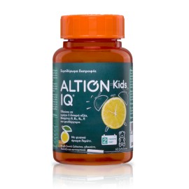 Altion Kids IQ, Παιδικό Συμπλήρωμα Διατροφής Με Πολύτιμα Ω-3 Λιπαρά Οξέα από Λιναρόσπορο, 60 ζελεδάκια