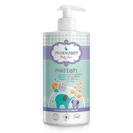 Pharmasept Baby Care Mild Bath, Φυσικό παιδικό αφρόλουτρο, χωρίς αλκάλια ή σαπούνι 1lt