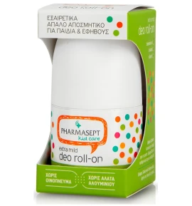 Pharmasept Kid Deo Roll-on Extra Mild, Εξαιρετικά Απαλό Αποσμητικό για Παιδιά & Εφήβους 50ml