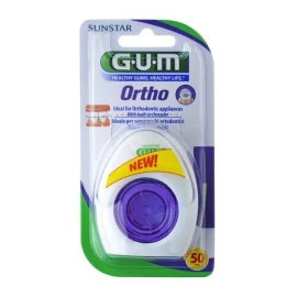 Gum Ortho Floss, Ειδικό Ορθοδοντικό Νήμα 50 τμχ