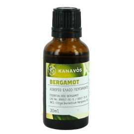 Kanavos Bergamot Essential Oil, Αιθέριο Έλαιο Περγαμόντο, 30ml