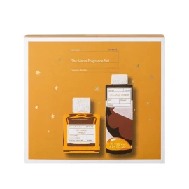 Korres The Mens Fragrance Set Oceanic Amber, Αφρόλουτρο Oceanic Amber 250ml & Eau De Toilette Oceanic Amber 50ml