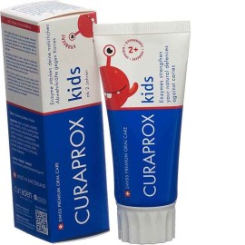 Curaprox Toothpaste For Kids, Παιδική Οδοντόκρεμα από 2 Ετών και Άνω με Γεύση Φράουλας με Φθόριο 60ml