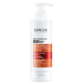 Vichy Dercos Kera-Solutions Resurfacing Shampoo, Καθημερινή Ανάπλαση Σαμπουάν για Υπερβολικά επεξεργασμένα, Ξηρά ή Κατεστραμμένα μαλλιά 250ml