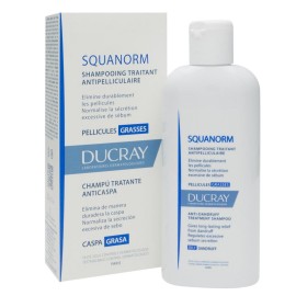 Ducray Squanorm Shampoo Pellicules Grasses, Σαμπουάν Αγωγής κατά της Λιπαρής Πιτυρίδας 200ml