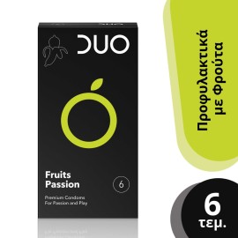 Duo Fruits Passion / Flavoured, Προφυλακτικά Με Γεύσεις 6 τμχ