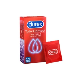 Durex Προφυλακτικά Total Contact Thin Feel 12τμχ