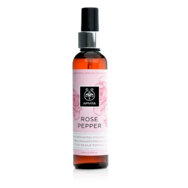 Apivita Rose Pepper Massage Oil,  Λάδι Mασάζ Αναδιαμόρφωσης Σώματος 150ml