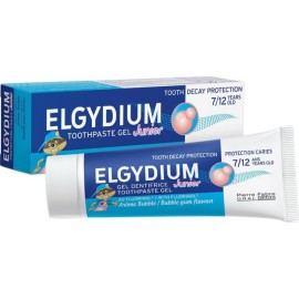Elgydium Junior Bubble Toothpaste, Oδοντόπαστα κατά τις τερηδόνας για Παιδιά από 7 έως12 Ετών 50ml