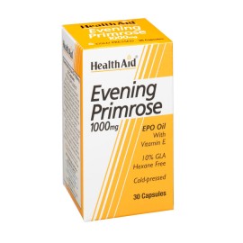 Health Aid Evening Primrose Oil Έλαιο Νυχτολούλουδου 1000mg + Vitamin E 30caps 
