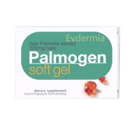 Evdermia Palmogen Soft Gel 320mg, Για την αντιμετώπιση της τριχόπτωσης 30caps