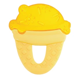 Chicco Fresh Relax Teething Ring, Δροσιστικός Μασητικός Κρίκος Οδοντοφυϊας σε Κίτρινο Χρώμα & Σχήμα Παγωτό από 4m+ , 1τμχ : Κόκκινο 