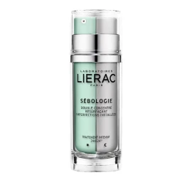 Lierac Sebologie Imperfections Resurfacing Day & Night Double Concentrate, Διπλό Συμπύκνωμα Διόρθωσης των Επίμονων Ατελειών 30ml (2x15ml)