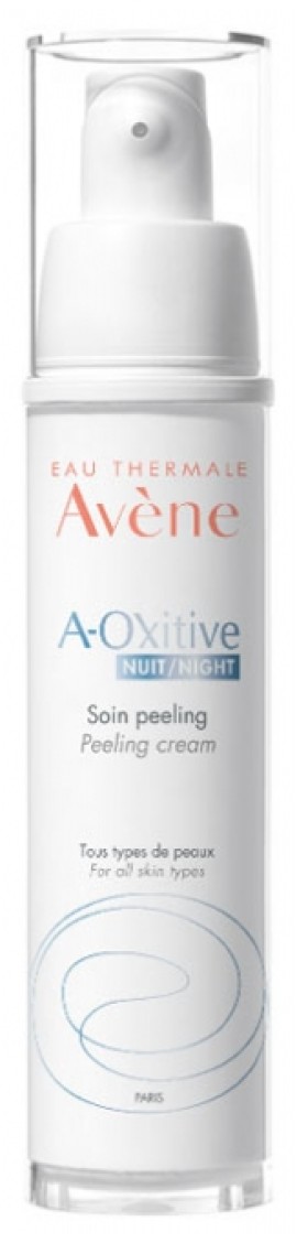 Avene A-Οxitive Night Peeling Cream, Κρέμα Νύχτας Με Δράση Peeling Για Λάμψη & Πρώτες Ρυτίδες 30ml