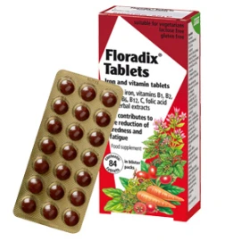 Salus Floradix Tablets, Συμπλήρωμα Διατροφής που συμβάλει στη μείωση της Κούρασης & της Ατονίας 84tabs