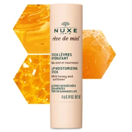 Nuxe Lip Moisturizing Stick with Honey & Sunflower, Ενυδάτωση Χειλιών, 4g 