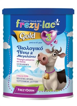 FREZYLAC GOLD 3, Βιολογικό Γάλα σε Σκόνη από 12 μηνών 400g
