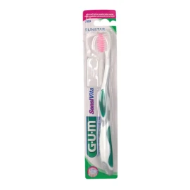Gum SensiVital 509 Ultra soft Toothbrust, Οδοντόβουρτσα Έξτρα Μαλακή για Υπερευαισθησία των δοντιών σε Χρώμα Λευκό & Πράσινο 1 τμχ