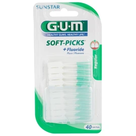 Gum Soft Picks Original Medium, Μεσοδόντια Βουρτσάκια Δοντιών Μέγεθος Medium 40τμχ
