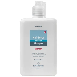 Frezyderm Hair Force Shampoo Women, Τριχοτονωτικό Σαμπουάν, Ειδική Σύνθεση για την Αντιμετώπιση της Γυναικείας Τριχόπτωσης 200ml
