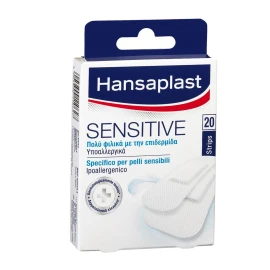 Hansaplast Sensitive, Επιθέματα Ιδανικά για την Ευαίσθητη Επιδερμίδα 20τμχ