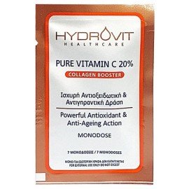 Hydrovit Pure Vitamin C 20% Collagen Booster Monodose, Ορός Αντιγήρανσης Προσώπου 7monodose