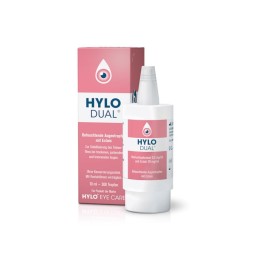 Hylo Dual Εye Drops, Λιπαντικές Οφθαλμικές Σταγόνες με Εκτοΐνη 10ml