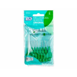 Tepe International Green Brush Size 5 , Μεσοδόντια Βουρτσάκια Καθαρισμού Size 5, σε χρώμα πράσινο  0.8mm 8 τμχ
