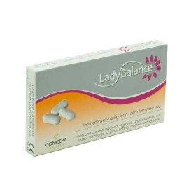 Lady Balance Vaginal Prebiotics, Κολπικά Υπόθετα για Θεραπεία & Πρόληψη της Ευαίσθητης Περιοχής 12 κολπικά υπόθετα