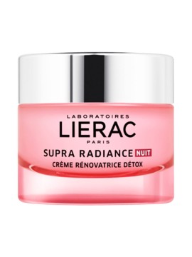 Lierac Supra Radiance Night Detox Renewing Cream, Κρέμα Νύχτας για Αποτοξίνωση, Λάμψη & Ανανέωση